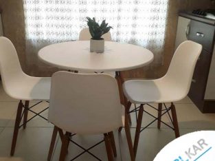 صندلی نهار خوری پایه خراطی