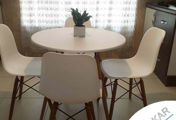 صندلی نهار خوری پایه خراطی