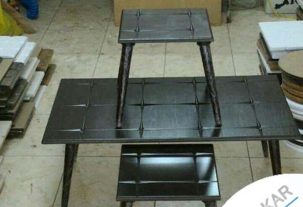 جلو مبلی با رنگ مختلف