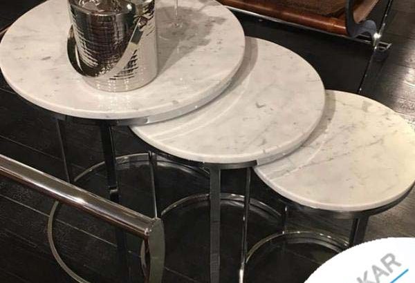 میز عسلی استیل