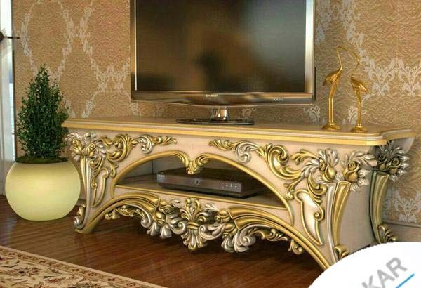 میز تلویزیون چوب راش