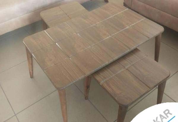 میز جلومبلی عسلی