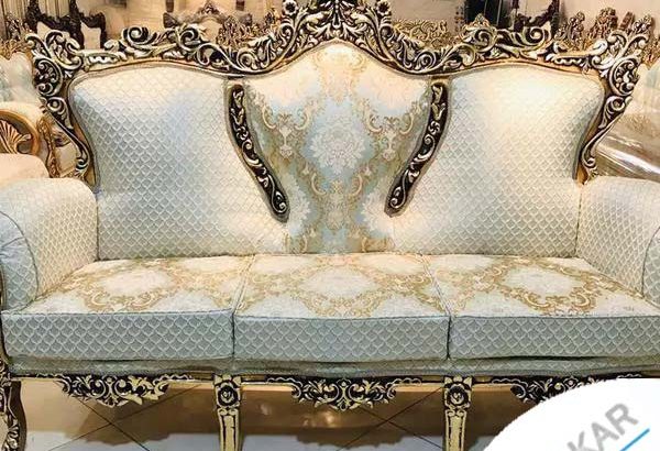 مبل استیل ۹نفره تمام چوب