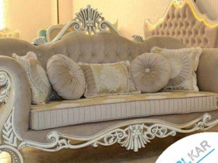 مبل کلاسیک ۷ نفره چوب راش