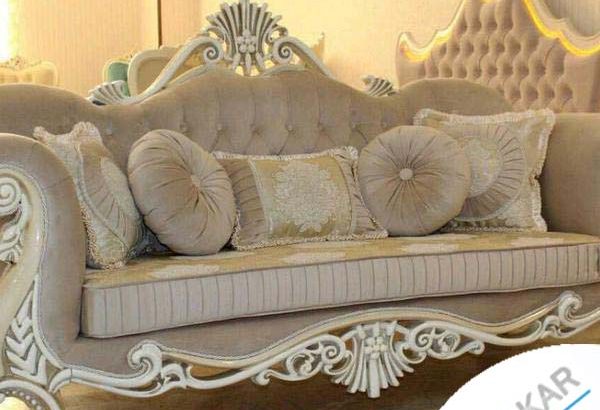 مبل کلاسیک ۷ نفره چوب راش