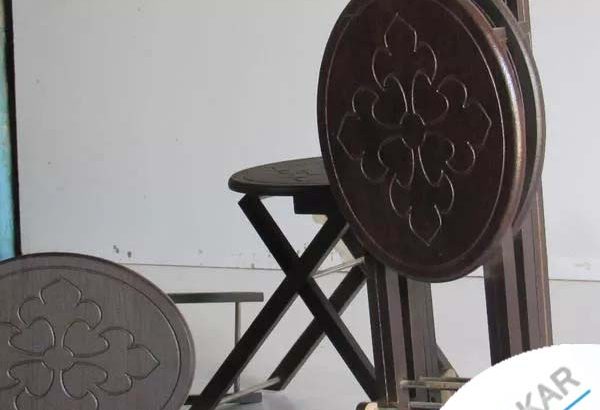جلومبلی میز عسلی تاشو