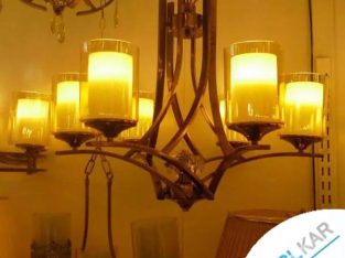 لوستر دوتیکه شش شعله