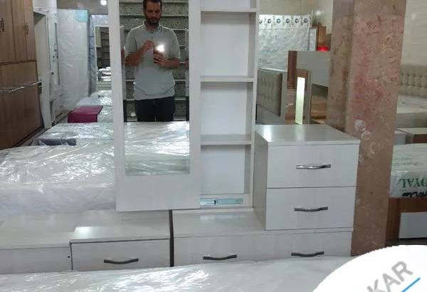 تختخواب دونفره جک دار