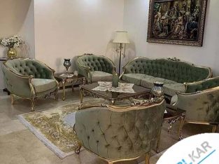 مبل سلطنتی زمرد لگنی