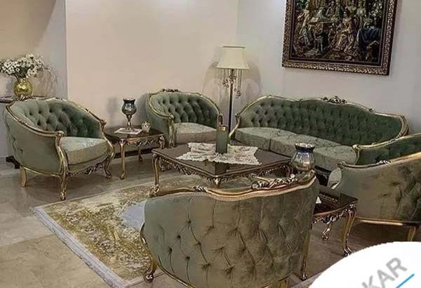 مبل سلطنتی زمرد لگنی