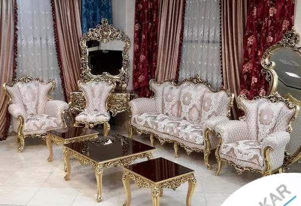 مبلمان استیل ورق طلا
