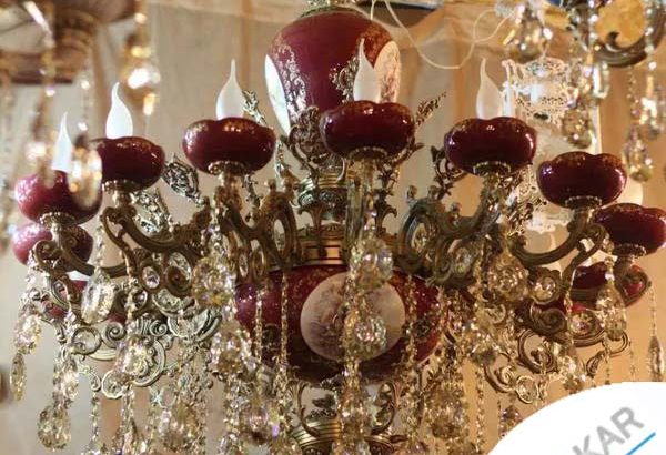 لوستر سلطنتی تمام برنز
