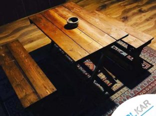 میز ناهارخوری و صندلی چوب