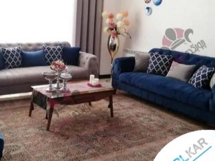مبل ترلان چرم پارچه خارجی