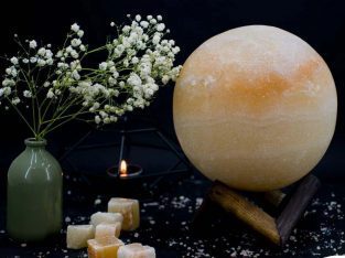 آباژور سنگ نمک طرح گوی