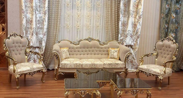 مبلمان استیل دسته منبتی